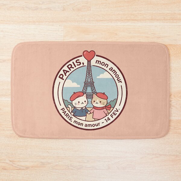 Item preview, Paris Mon Amour - Cute Valentine Cats 14 fev. designed and sold by CuteKats.