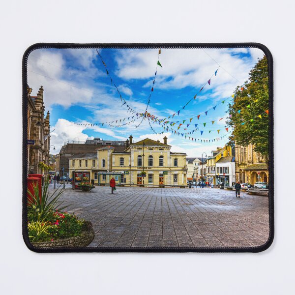 Item preview, Falmouth Town Square with Colourful Bunting, Cornwall, UK designed and sold by Paul Thompson Photography.