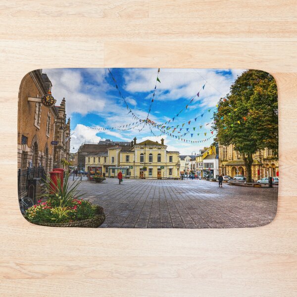 Item preview, Falmouth Town Square with Colourful Bunting, Cornwall, UK designed and sold by Paul Thompson Photography.