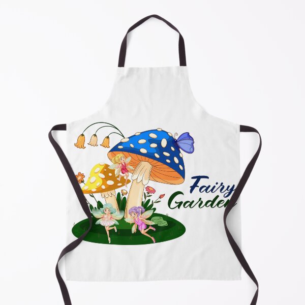 Item preview, Magical Fairy Garden Mushrooms And Pixies designed and sold by SP Motif.