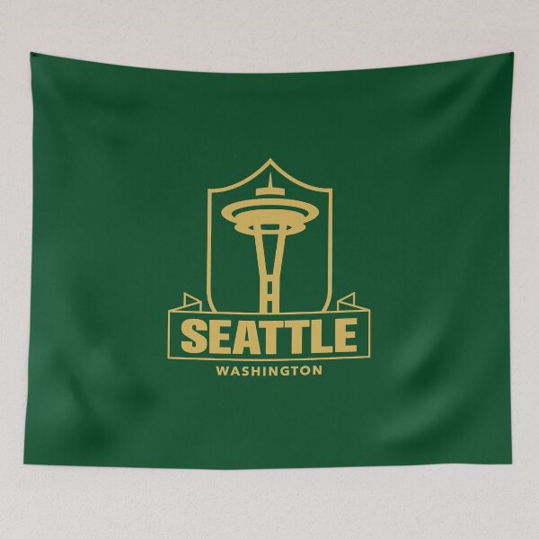 Item preview, Seattle space needle gold designed and sold by VRedBaller.