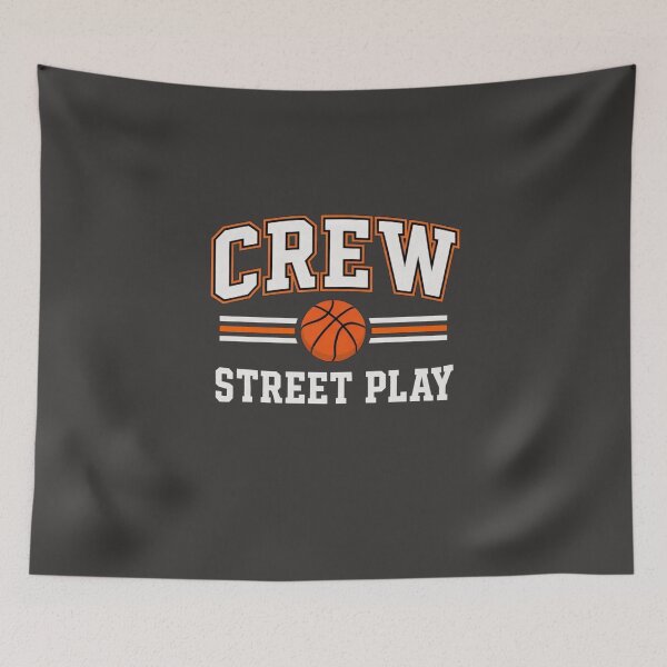 Item preview, Crew Street Play Basketball T-Shirt – Urban Sports Style Tee designed and sold by KDesignCrafts.
