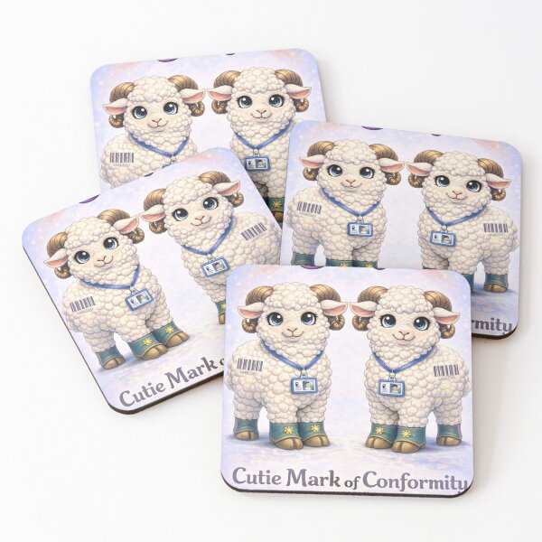 Item preview, Cutie Mark of Conformity — Certified Cute, Officially Identical (My Little Sheep) designed and sold by Thpoar.