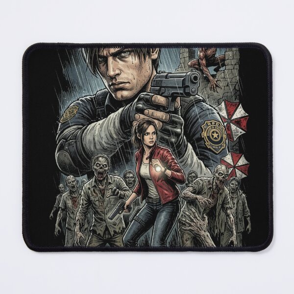 Item preview, Resident Evil Leon Claire Raccoon City Duo Portrait designed and sold by Senpaiwaves.