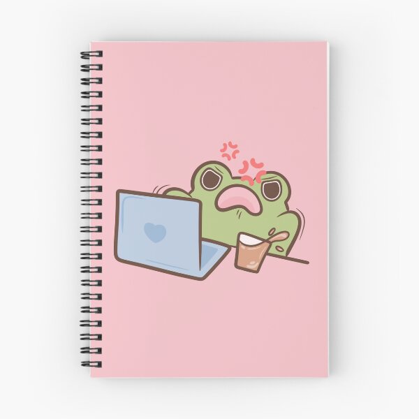 Item preview, cute kawaii angry frog  designed and sold by kaybowzie.
