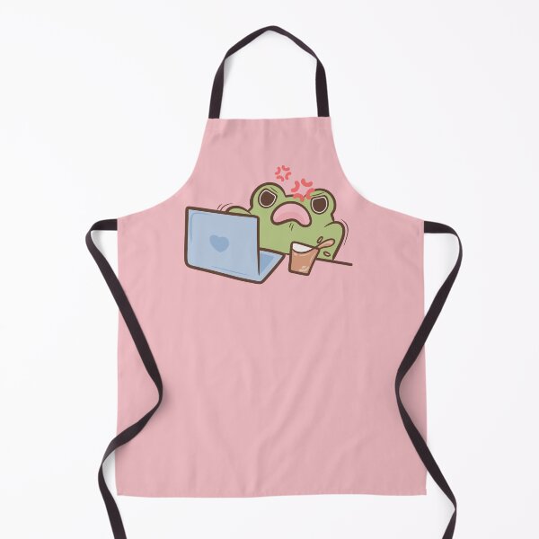 Item preview, cute kawaii angry frog designed and sold by kaybowzie.