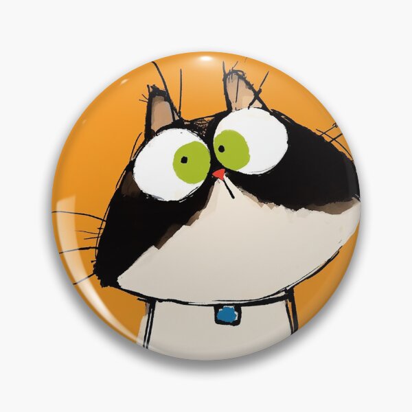 Item preview, Tuxedo cat / Bicolor cat with emerald green eyes designed and sold by 516 Studio.
