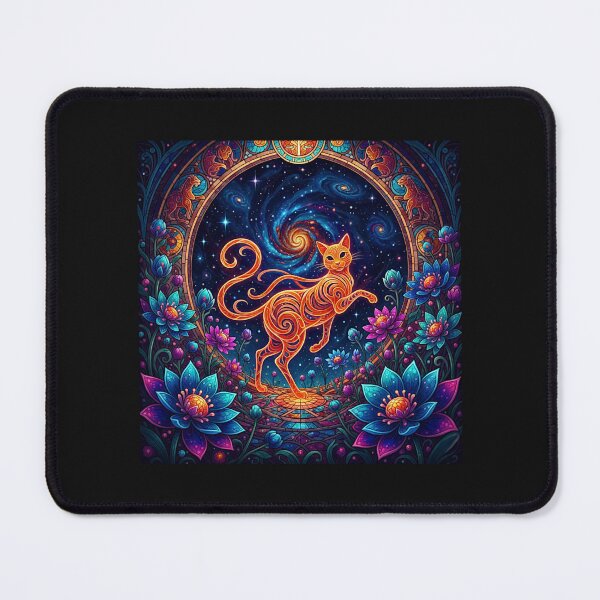 Item preview, Magical Cat in Enchanted Garden #3 designed and sold by Helios Be. Lavsh.