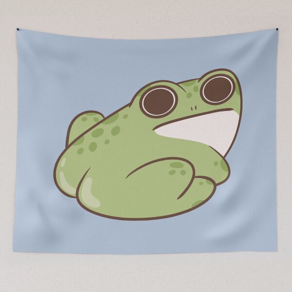 Item preview, kawaii butt frog designed and sold by kaybowzie.