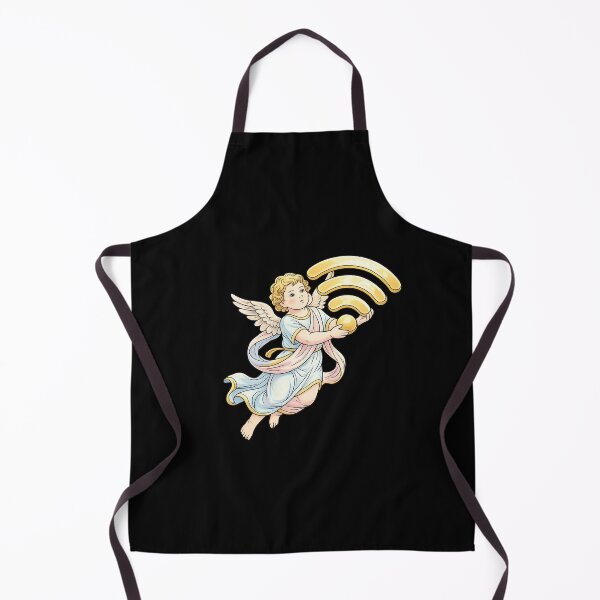 Item preview, Divine Connection Found - Funny Wi-Fi Angel Classical Art Meme Renaissance Satire designed and sold by VibeMax.