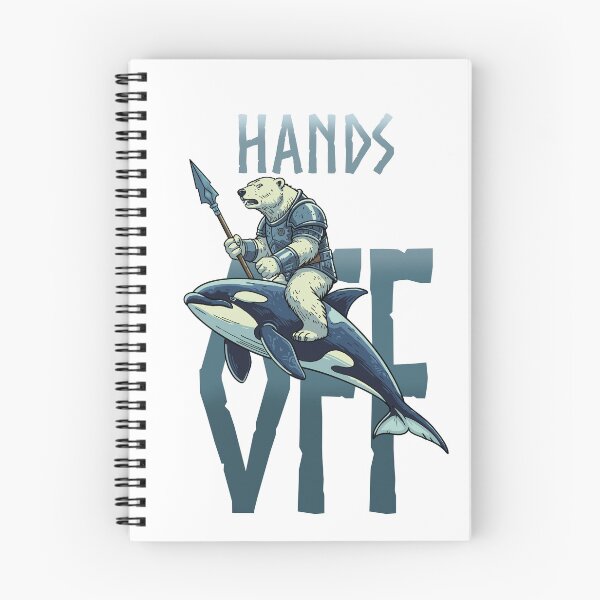 Item preview, Hands Off – Arctic Warrior Ride designed and sold by CARPIO Creations.