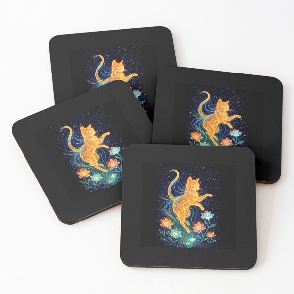 Item preview, Magical Cat in Enchanted Garden #5 designed and sold by Helios Be. Lavsh.