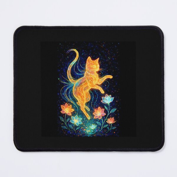 Item preview, Magical Cat in Enchanted Garden #5 designed and sold by Helios Be. Lavsh.