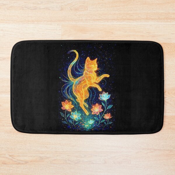 Item preview, Magical Cat in Enchanted Garden #5 designed and sold by Helios Be. Lavsh.