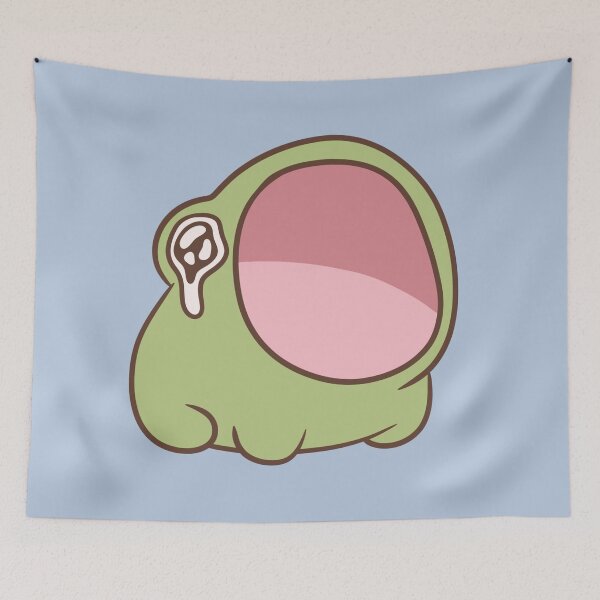 Item preview,  kawaii screaming frog meme designed and sold by kaybowzie.