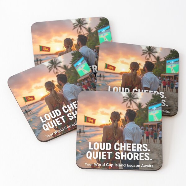 Item preview,  "Loud Cheers. Quiet Shores; Your World Cup Island Escape Awaits" designed and sold by Creative-RE.