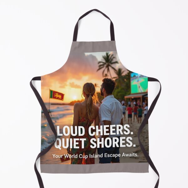 Item preview,  "Loud Cheers. Quiet Shores; Your World Cup Island Escape Awaits" designed and sold by Creative-RE.