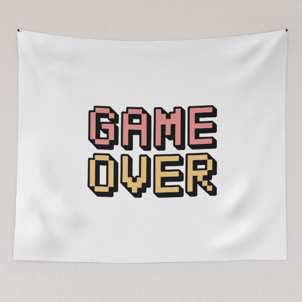 Item preview, game over retro gaming | pixels graphic designed and sold by JSArtDesign.