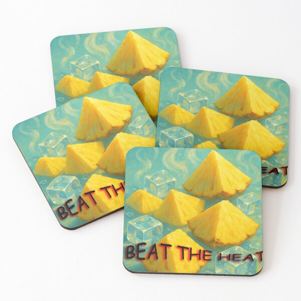 Item preview, Cooling Pineapple Chunks – Summer Wall Art designed and sold by mbmstores.