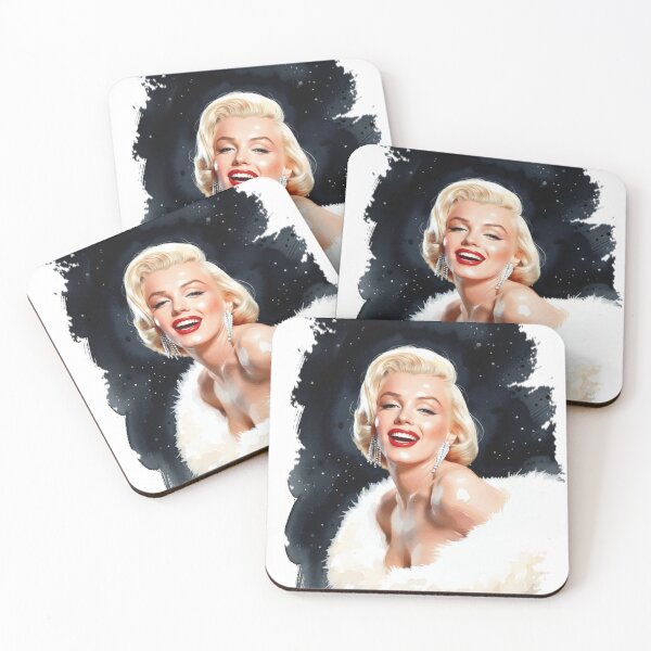 Item preview, Marilyn in Bloom: Glamor Watercolor Portrait designed and sold by printsseraph.