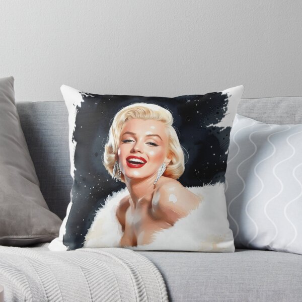 Item preview, Marilyn in Bloom: Glamor Watercolor Portrait designed and sold by printsseraph.