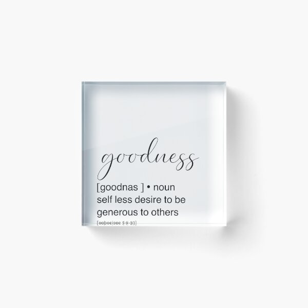 Item preview, Goodness description black and white  designed and sold by dudaoliveira.art.