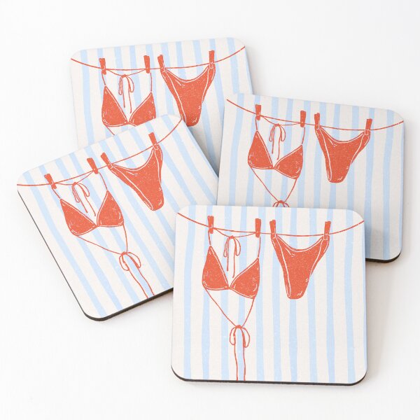 Item preview, Mediterranean Summer Laundry Day Minimalist Art designed and sold by Elentiya-art.