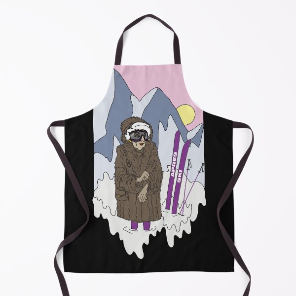 Item preview, Cool Grandma Apres Ski - Hand-Drawn Sketch designed and sold by SKETCHYANDGRAPHIC.