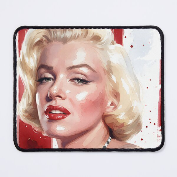 Item preview, Marilyn: Glamor Watercolor Portrait designed and sold by printsseraph.