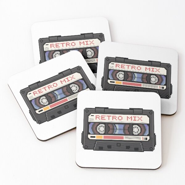 Item preview, retro mix tape | pixel retro graphic designed and sold by JSArtDesign.