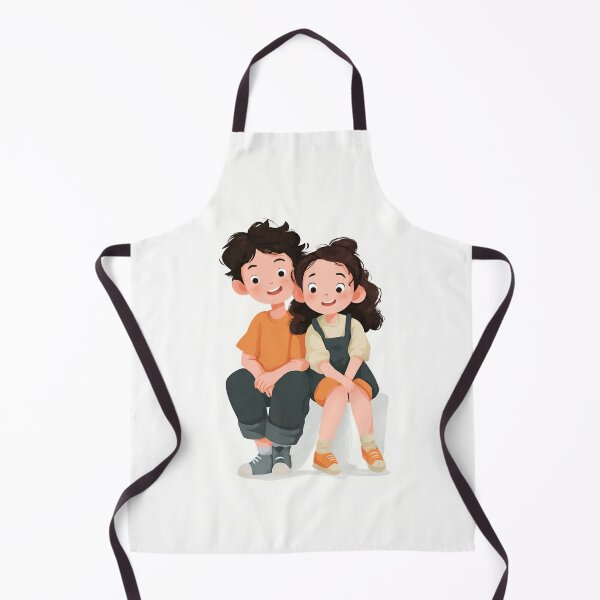 Item preview, Girl and boy cartoon designed and sold by PRFashions.