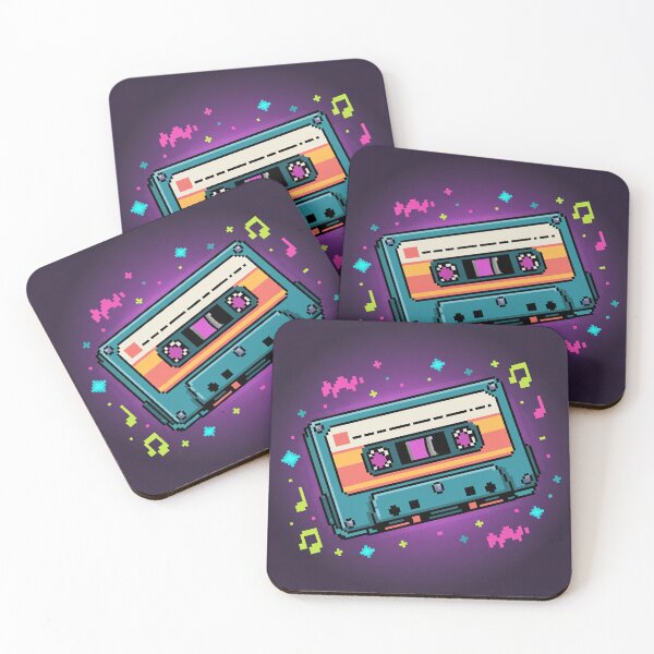Item preview, retro mix tape | pixel retro graphic designed and sold by JSArtDesign.