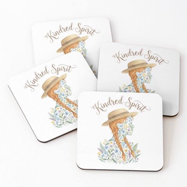 Item preview, Anne of Green Gables Kindred Spirit Floral Profile Art designed and sold by Fenay Designs.