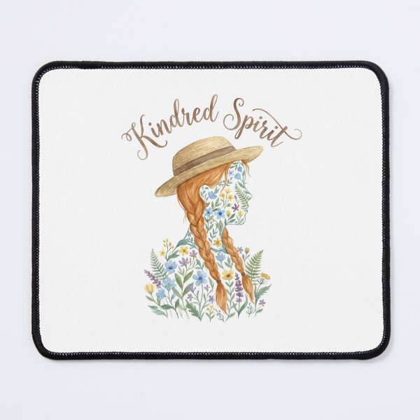 Item preview, Anne of Green Gables Kindred Spirit Floral Profile Art designed and sold by Fenay Designs.