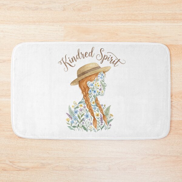 Item preview, Anne of Green Gables Kindred Spirit Floral Profile Art designed and sold by Fenay Designs.