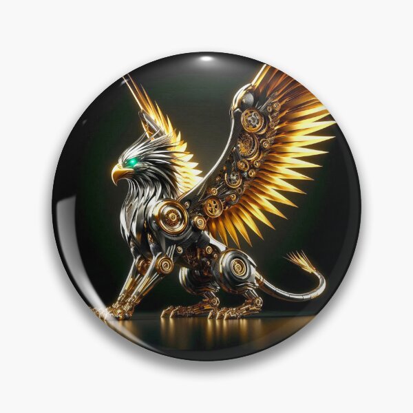 Item preview, Apex Robotic Gryfon - 24k Gold Cinematic Sci-Fi Icon designed and sold by Gryfonarts.