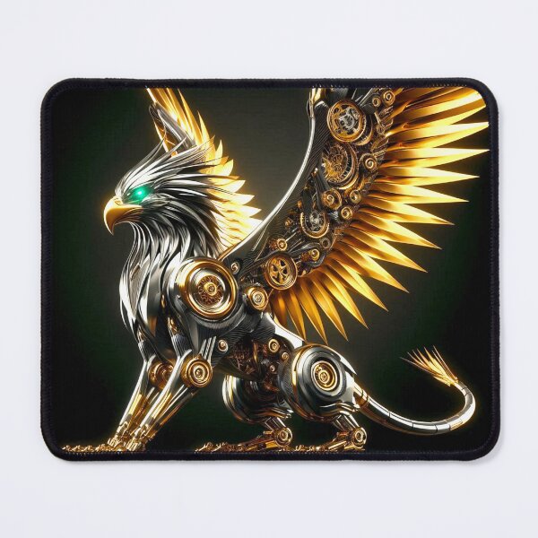 Item preview, Apex Robotic Gryfon - 24k Gold Cinematic Sci-Fi Icon designed and sold by Gryfonarts.