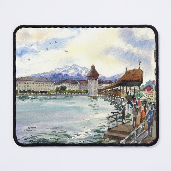 Item preview, Lucernе view. Switzerland designed and sold by Colibri77.