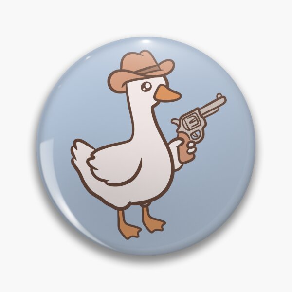 Item preview, kawaii cowboy country goose designed and sold by kaybowzie.