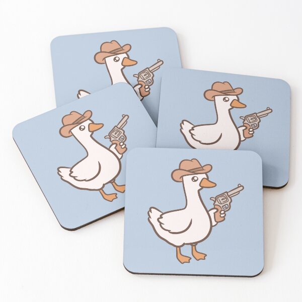 Item preview, kawaii cowboy country goose designed and sold by kaybowzie.