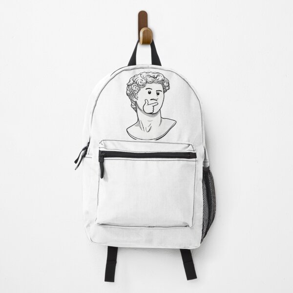 Item preview, Thinking David - Funny Classical Art Meme Sarcastic Michelangelo designed and sold by VibeMax.