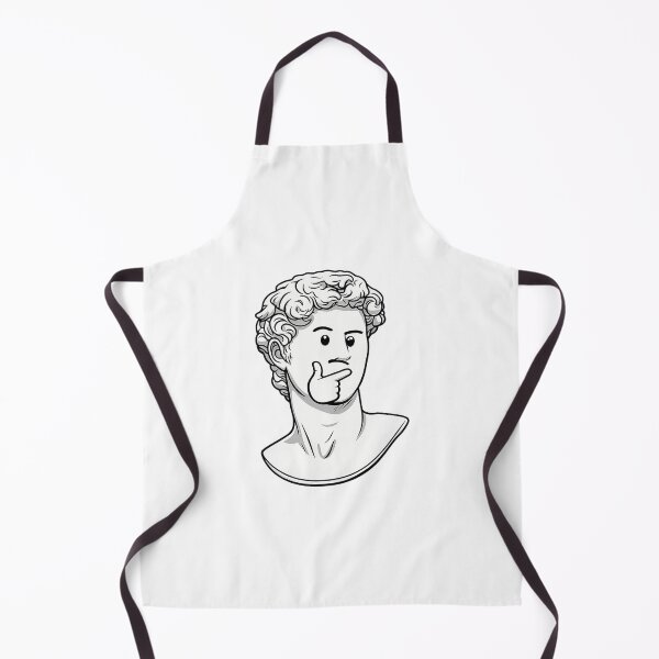 Item preview, Thinking David - Funny Classical Art Meme Sarcastic Michelangelo designed and sold by VibeMax.