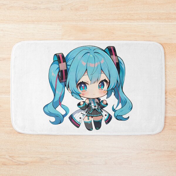 Item preview, Chibi Blue Twin-Tail Virtual Idol | Cute Anime Kawaii Character designed and sold by Dyan4.