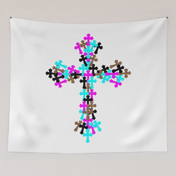 Item preview, Big Cross - Leopard Pink designed and sold by DESTRATOR_DE.