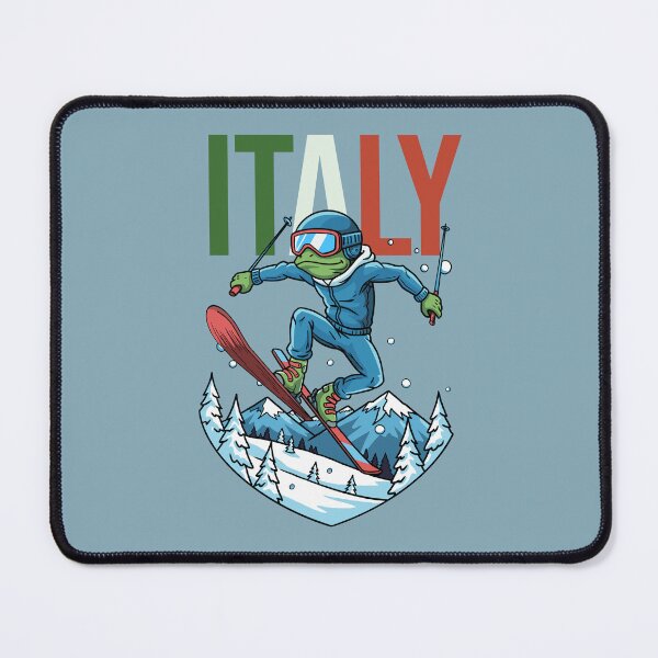 Item preview, Italy Snow Frog – Alpine Style Champion designed and sold by CARPIO Creations.