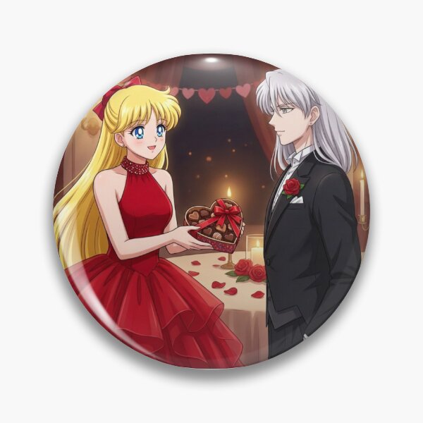 Item preview, Minako and Kunzite on a Valentine's Date designed and sold by Solace Sparkles.