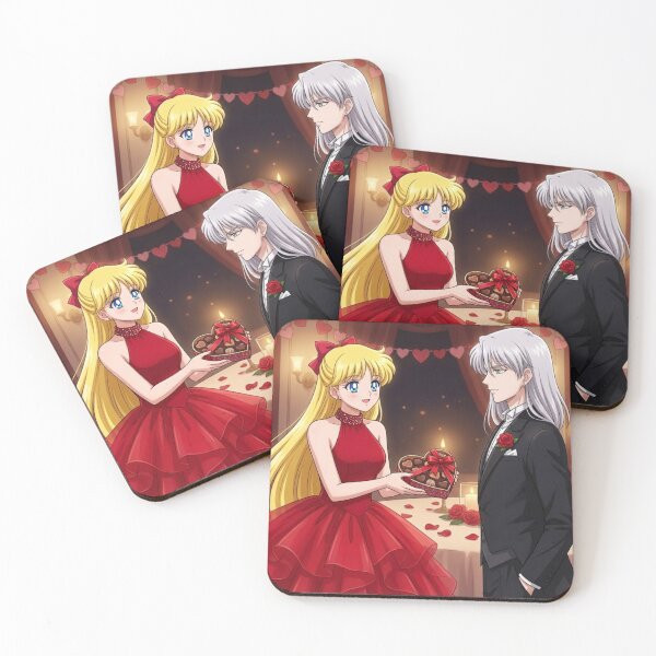 Item preview, Minako and Kunzite on a Valentine's Date designed and sold by Solace Sparkles.