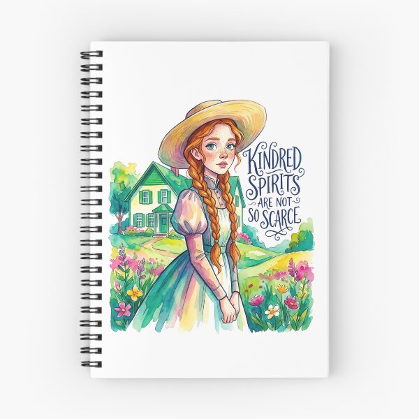 Item preview, Anne of Green Gables Kindred Spirits Scarce Watercolor Portrait designed and sold by Fenay Designs.