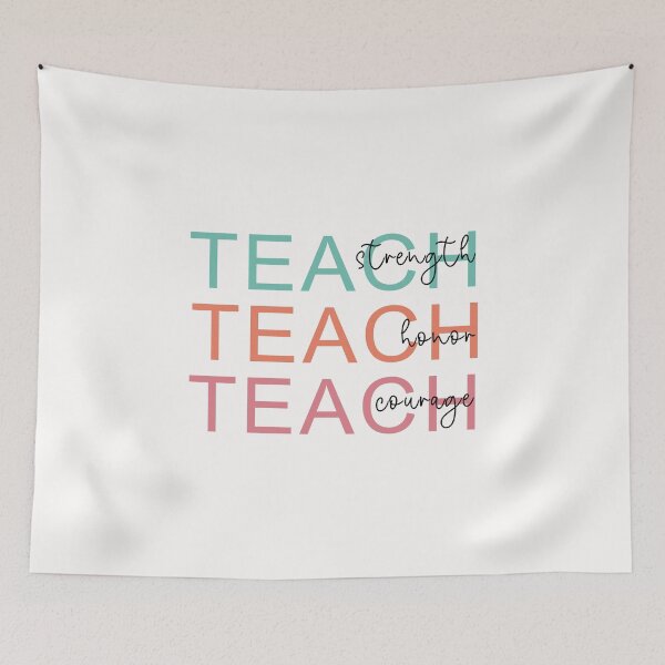 Item preview, Teach Strength Honor Courage designed and sold by Shirtinho Store.