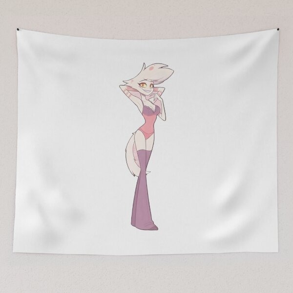 Item preview, Hazbin Hotel Angel Dust Soft Pink Aesthetic designed and sold by MandalasLovers.